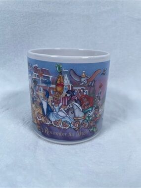 Walt Disney World 25th Anniversary 1996 REMEMBER THE MAGIC Coffee Mug Cup Mickey
